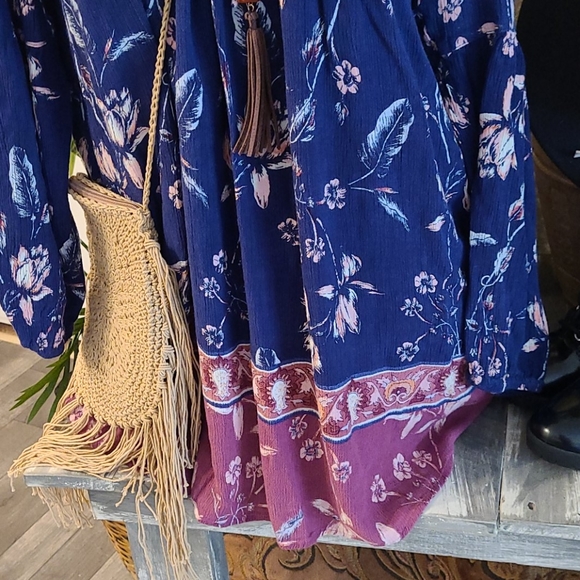 BOHO BEAUTIFUL S MULTI FLOWERED DRESS TUNIC - Picture 5 of 17